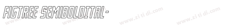 Figtree SemiBoldItal字体转换